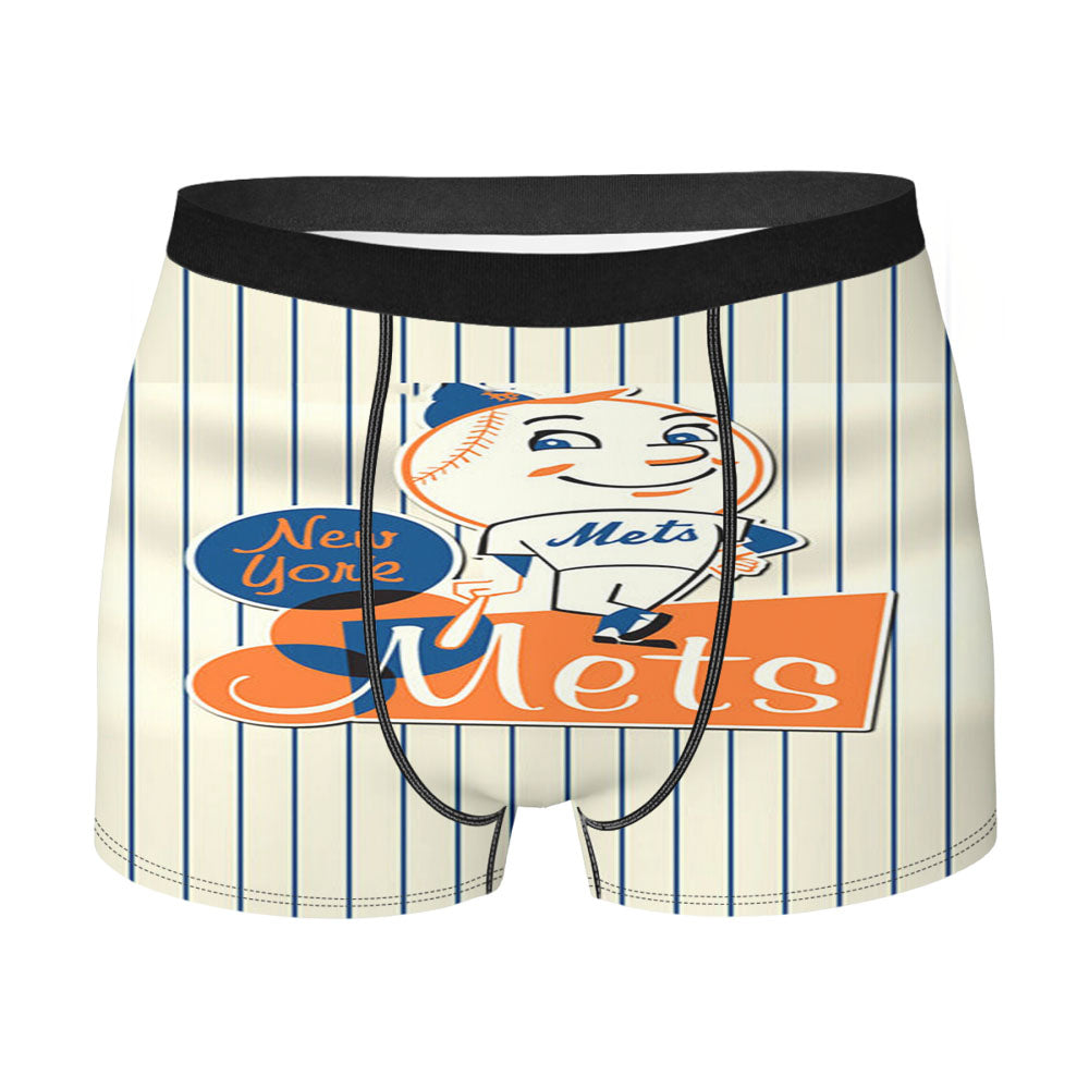 New York Mets Mlb 4 Men's Boxer Briefs