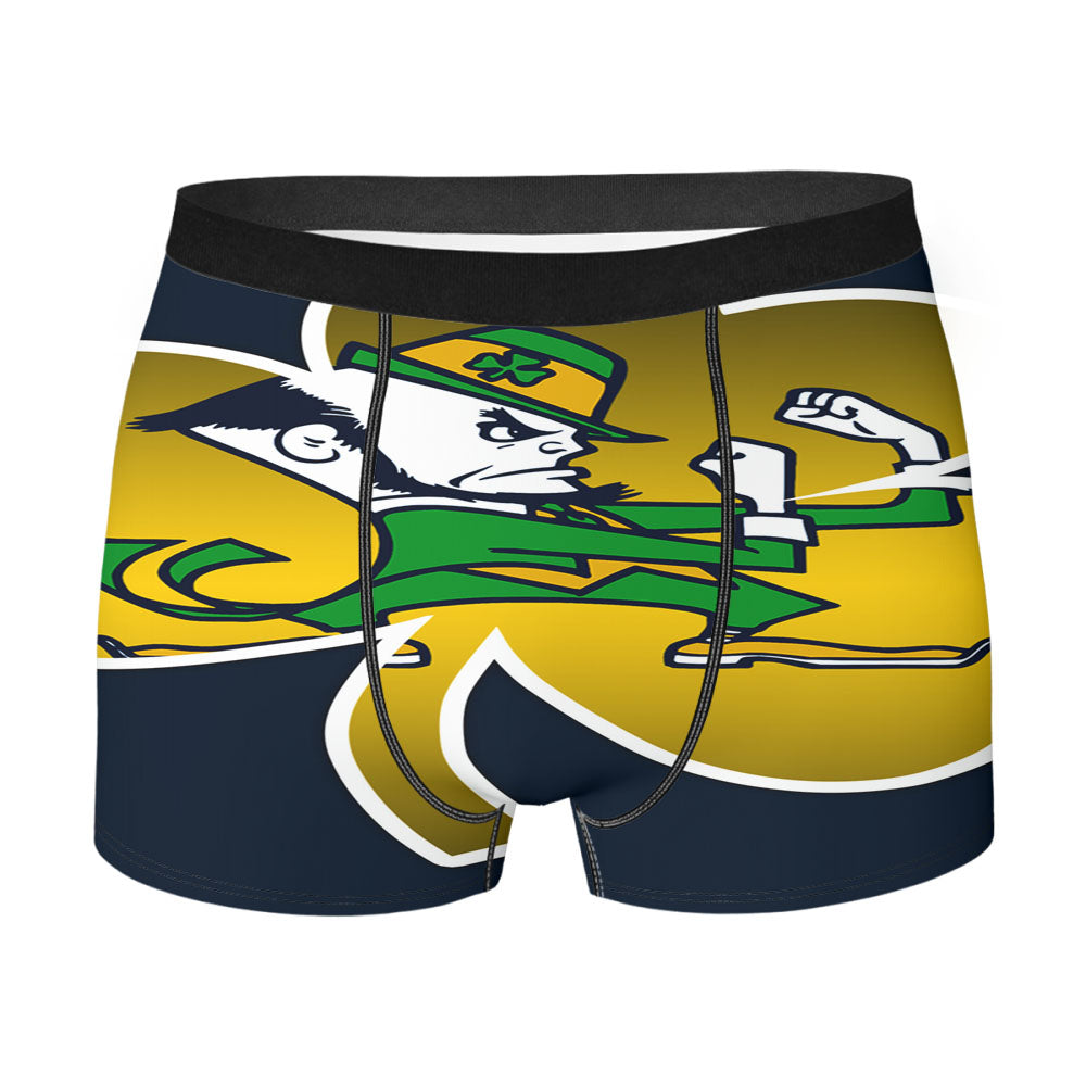 Notre Dame Fighting Irish Gold Usa Men's Boxer Briefs