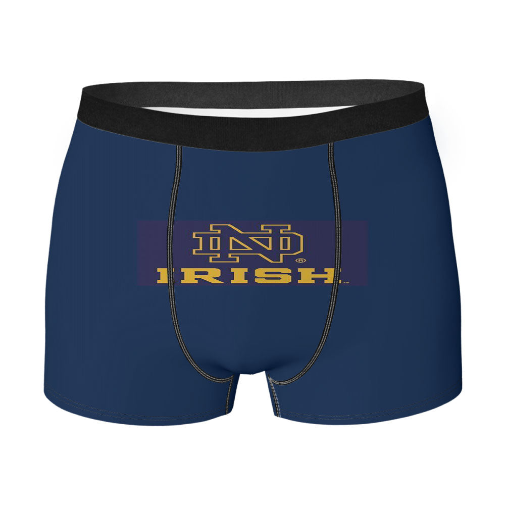 Notre Dame Fighting Irish Vintage Stripe Men's Boxer Briefs
