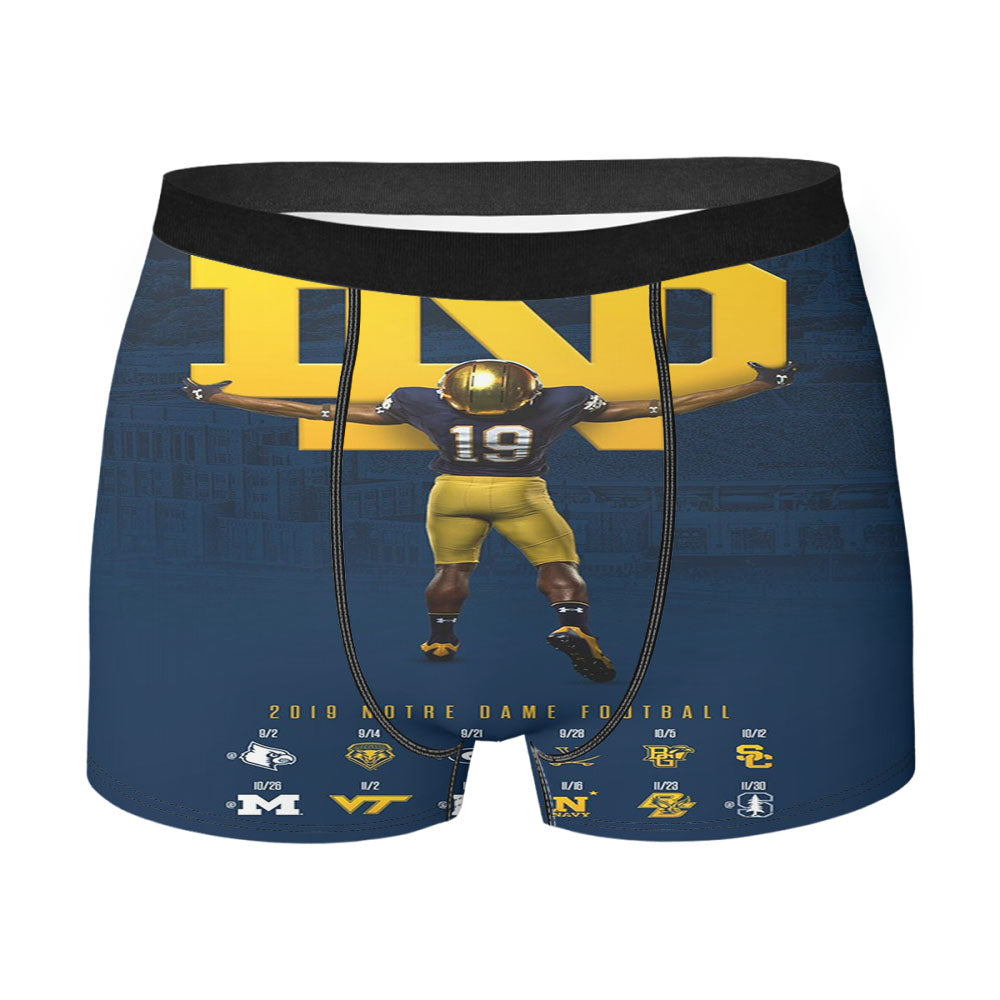 Notre Dame Football Wallpaper Men's Boxer Briefs