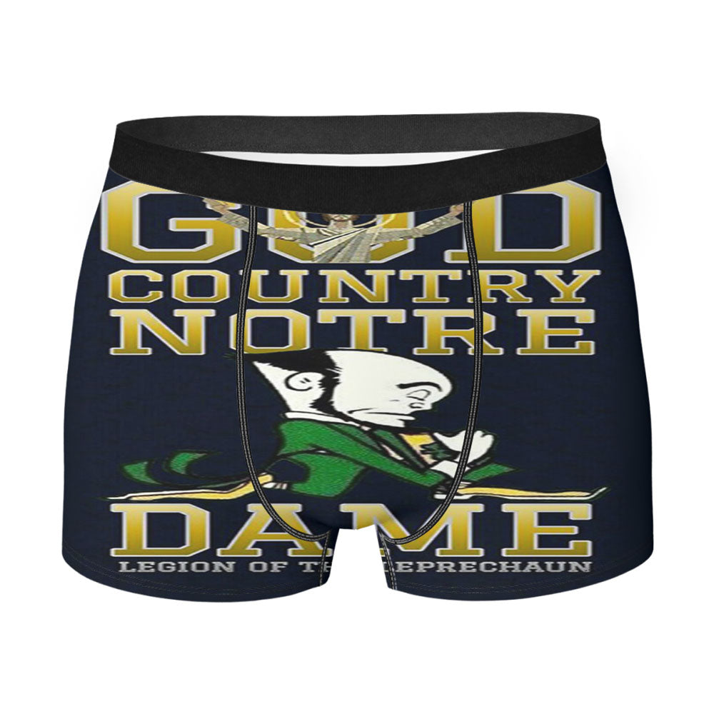 Notre Dame God Country Men's Boxer Briefs