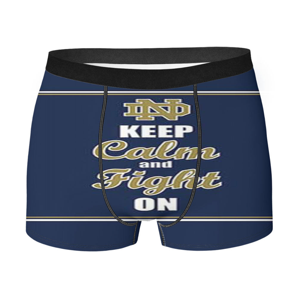 Notre Dame Keep Calm Men's Boxer Briefs