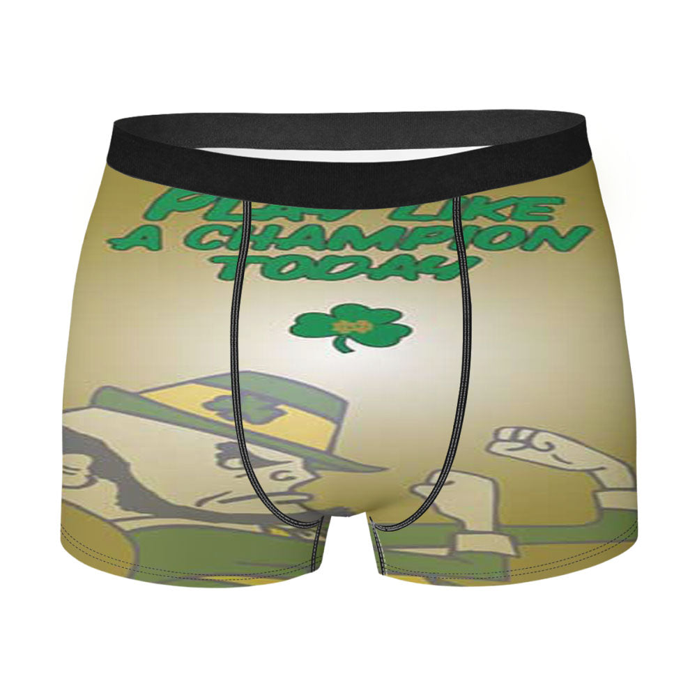 Notre Dame Yellow Fade Men's Boxer Briefs