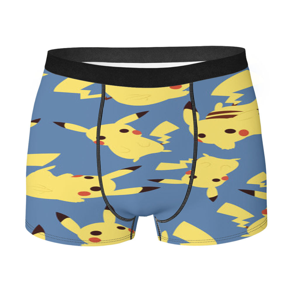 Pikachu Pokemon All Monsters Art Men's Boxer Briefs