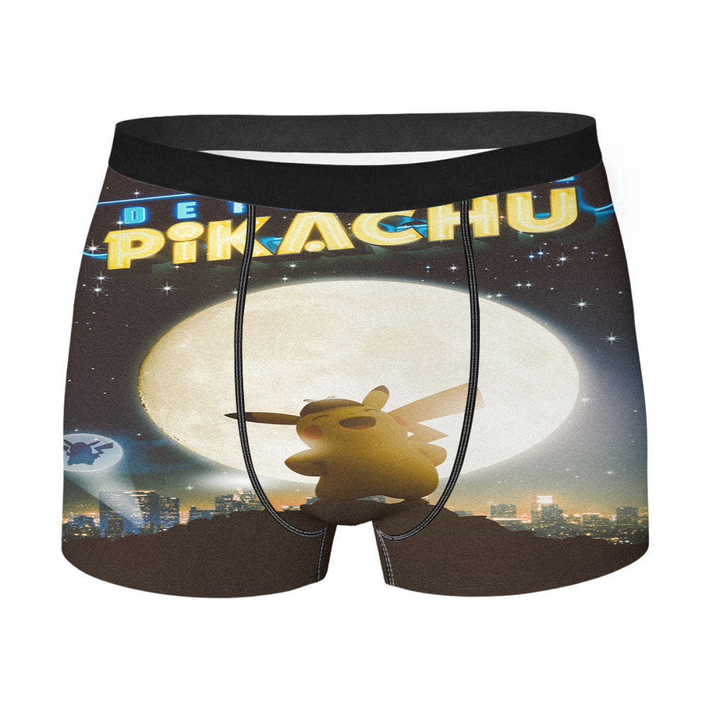 Pokemon Detective Pikachu Minimalist Men's Boxer Briefs