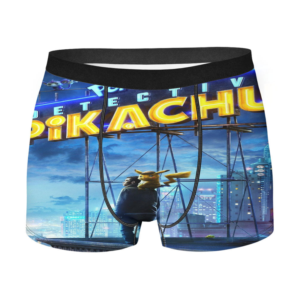 Pokemon Detective Pikachu Mons Men's Boxer Briefs