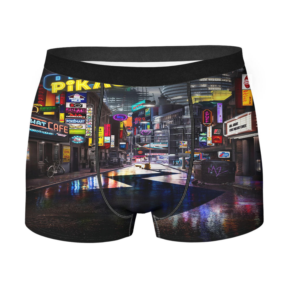 Pokemon Detective Pikachu Poster Men's Boxer Briefs