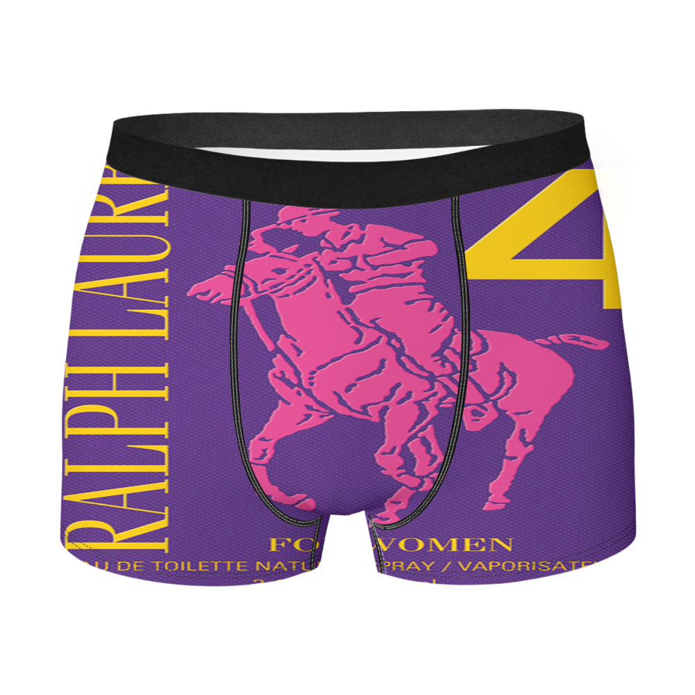 Polo Ralph Lauren Black Gold Logo Men's Boxer Briefs