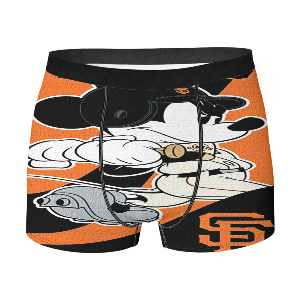 San Francisco Giants Disney Mickey Mouse Men's Boxer Briefs