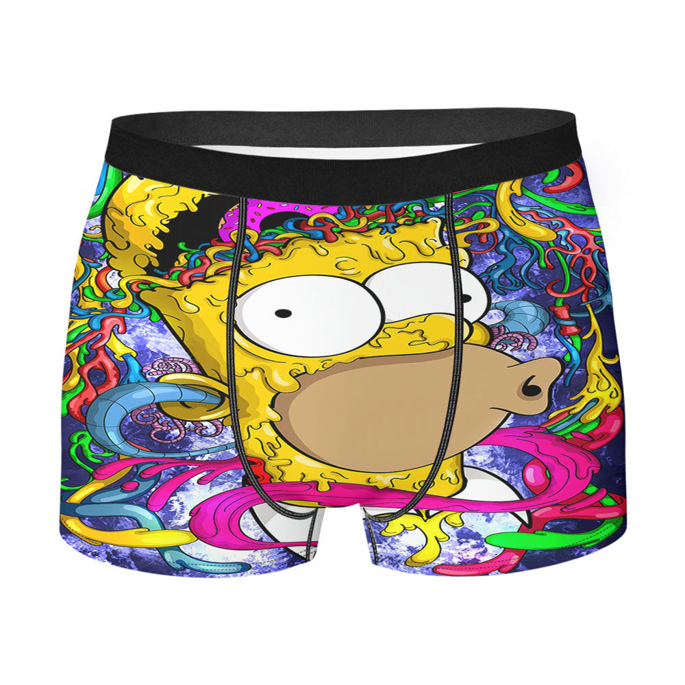 Simpson Abstrak Art Men's Boxer Briefs