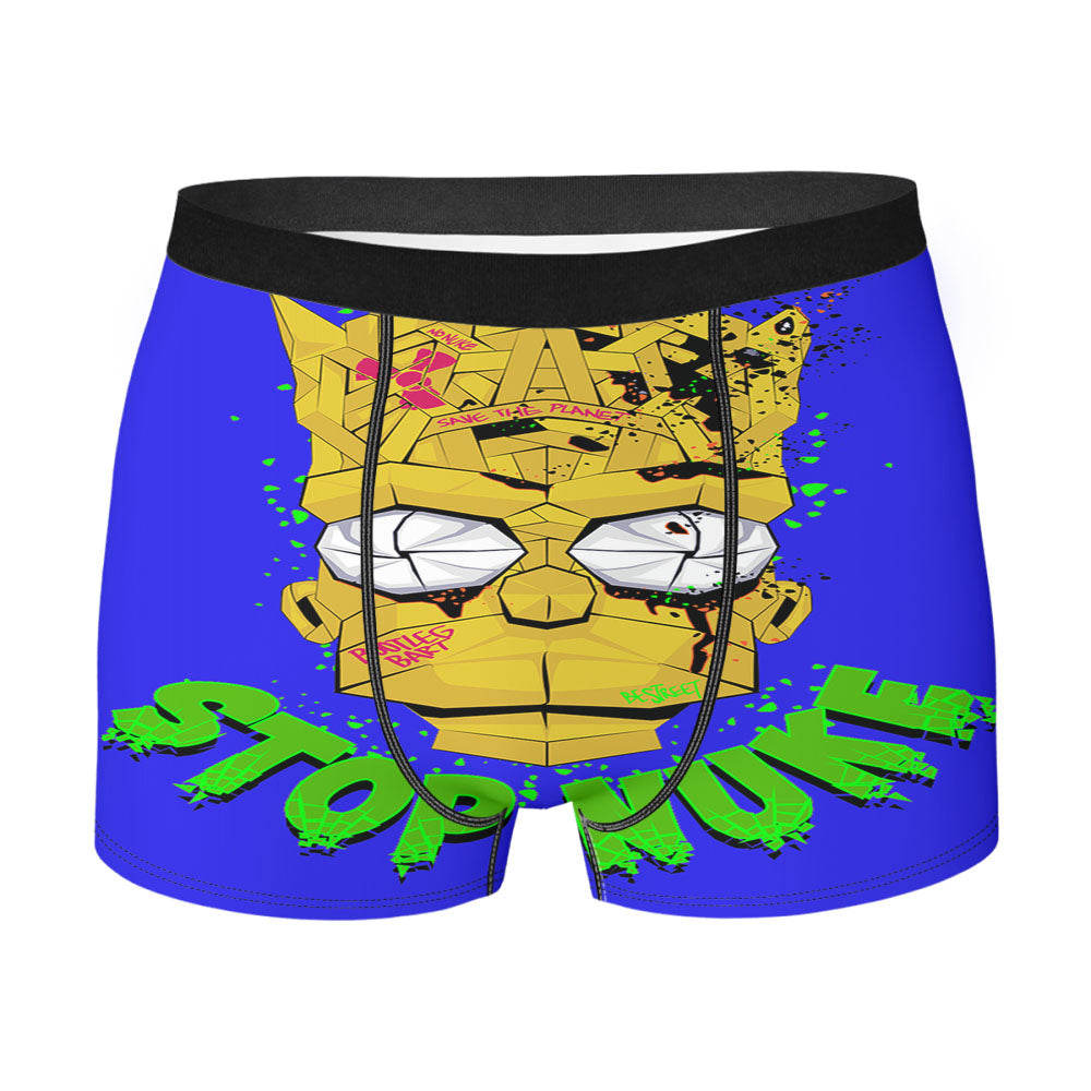 Simpson Bart Simpson Stop Nuke Men's Boxer Briefs