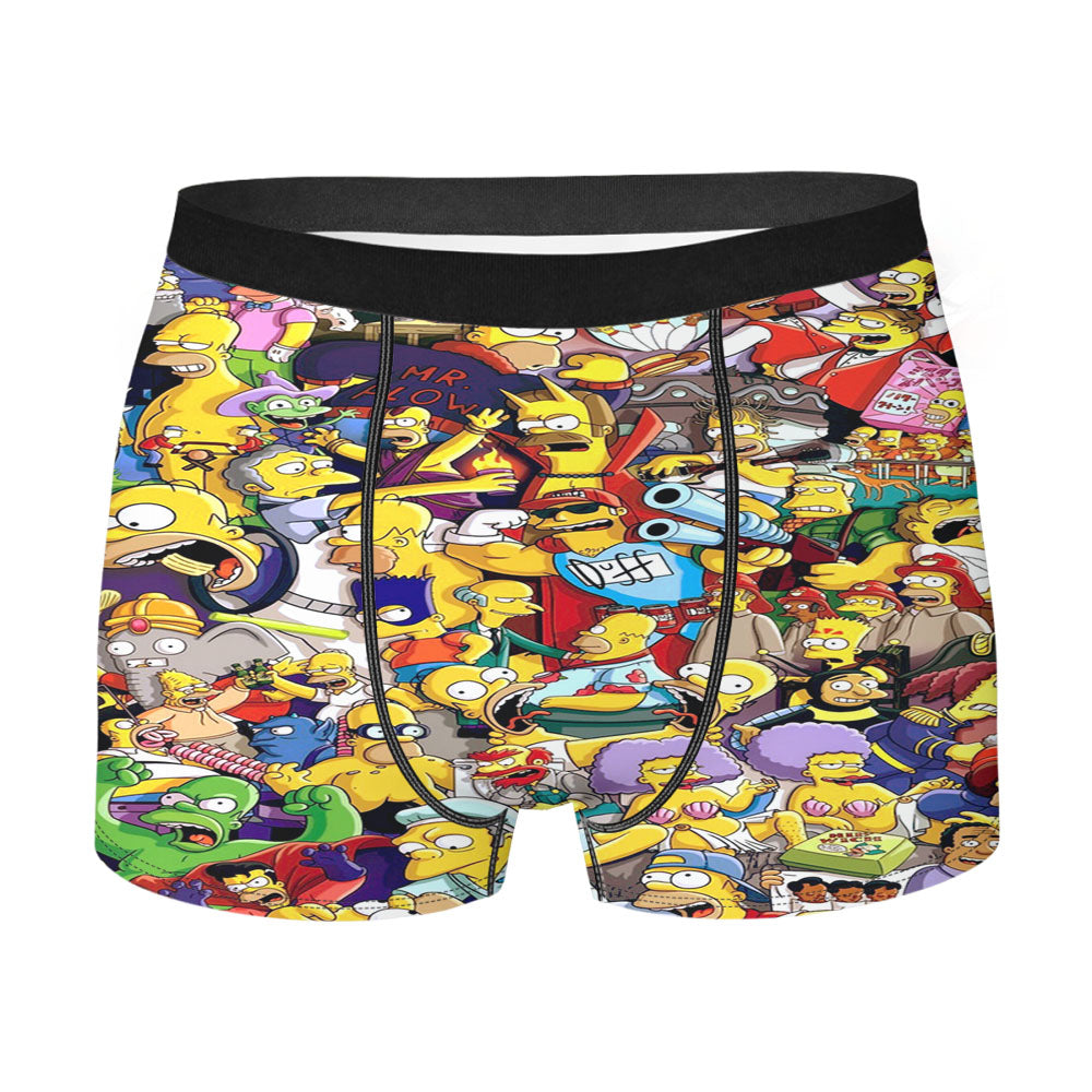 Simpson Doodle Art Men's Boxer Briefs