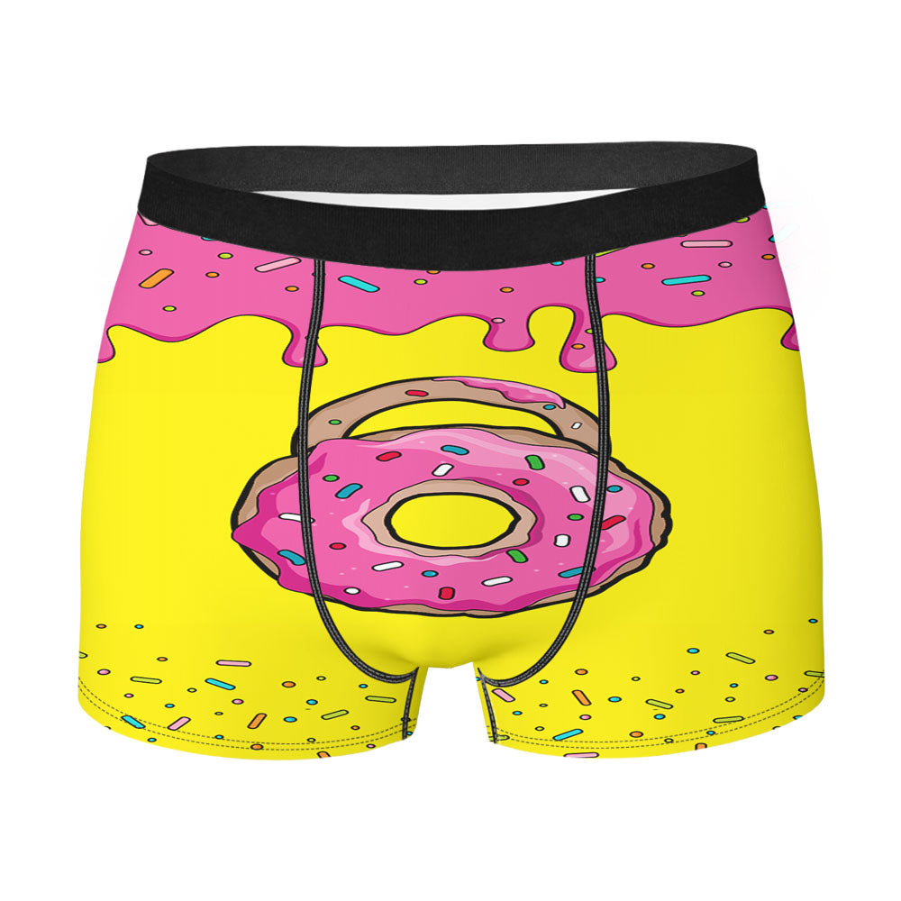 Simpsons Loves Donut Doughnut Men's Boxer Briefs