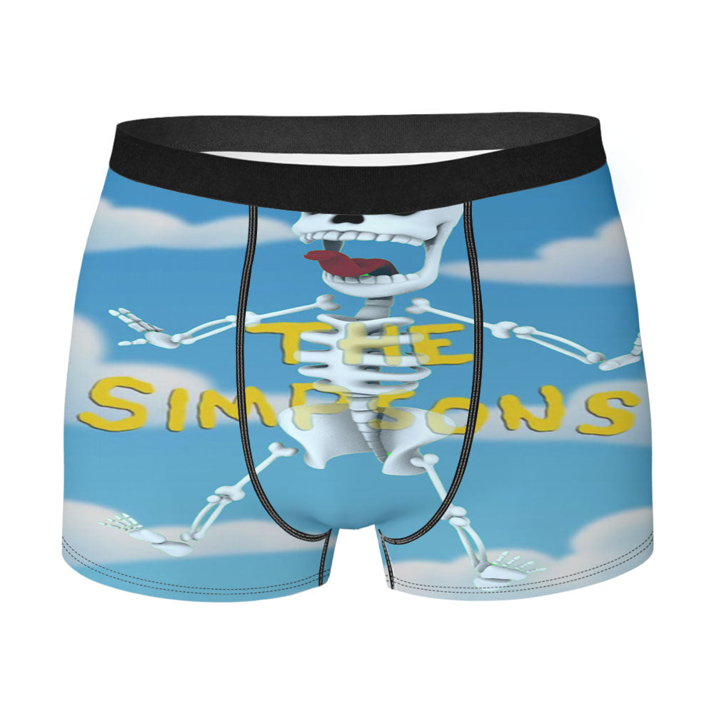 Skeleton Bart Simpsons Men's Boxer Briefs