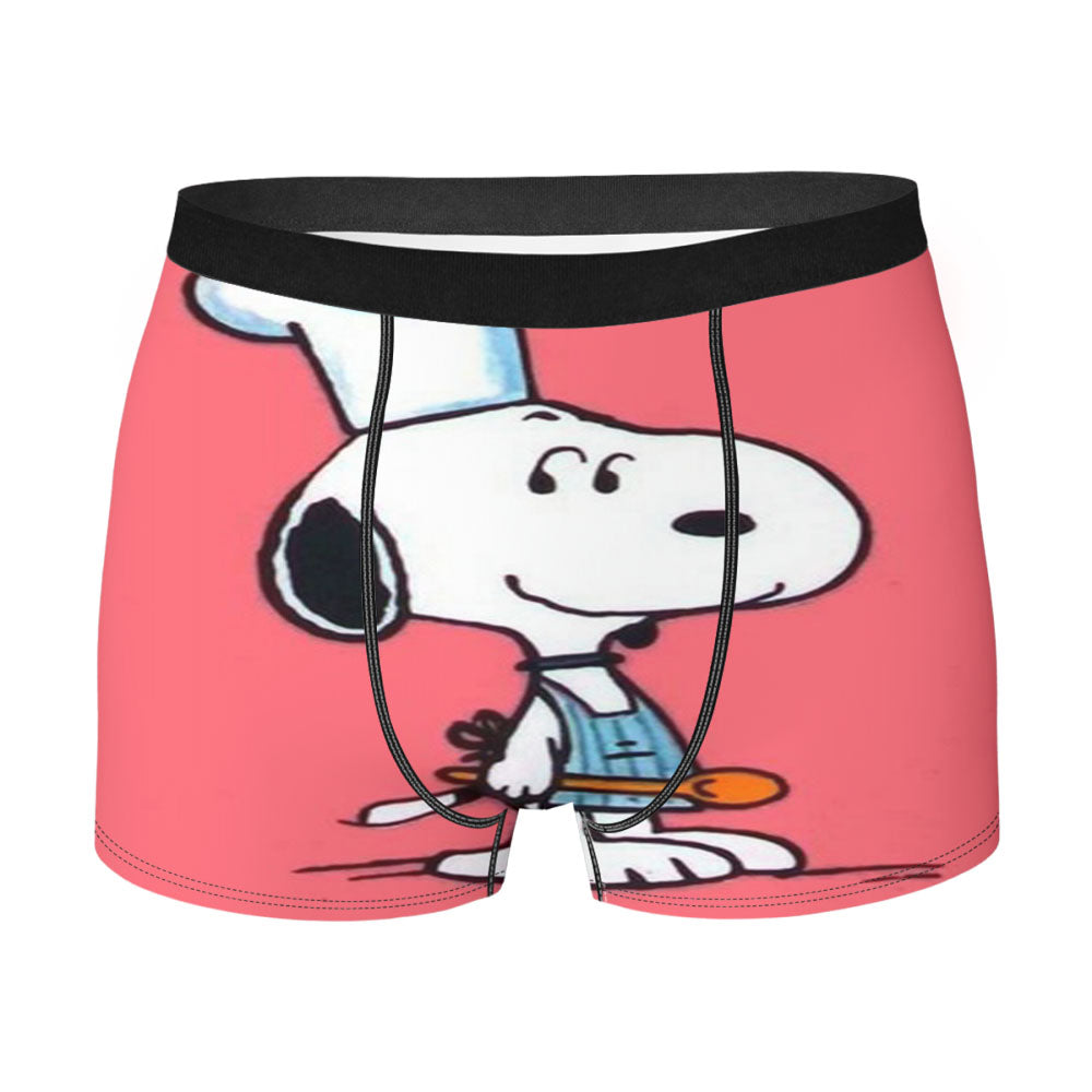 Snoopy Eat Fruits Men's Boxer Briefs