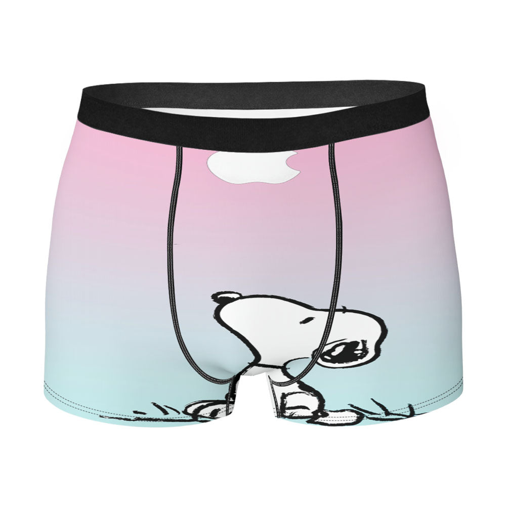 Snoopy Green Rainbow St Patricks Day Men's Boxer Briefs