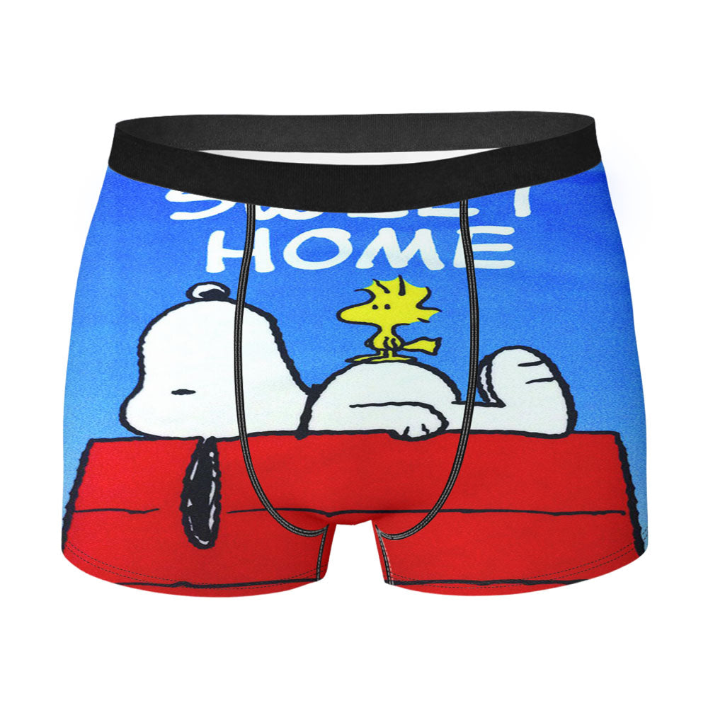 Snoopy Hug Charlie Brown Men's Boxer Briefs