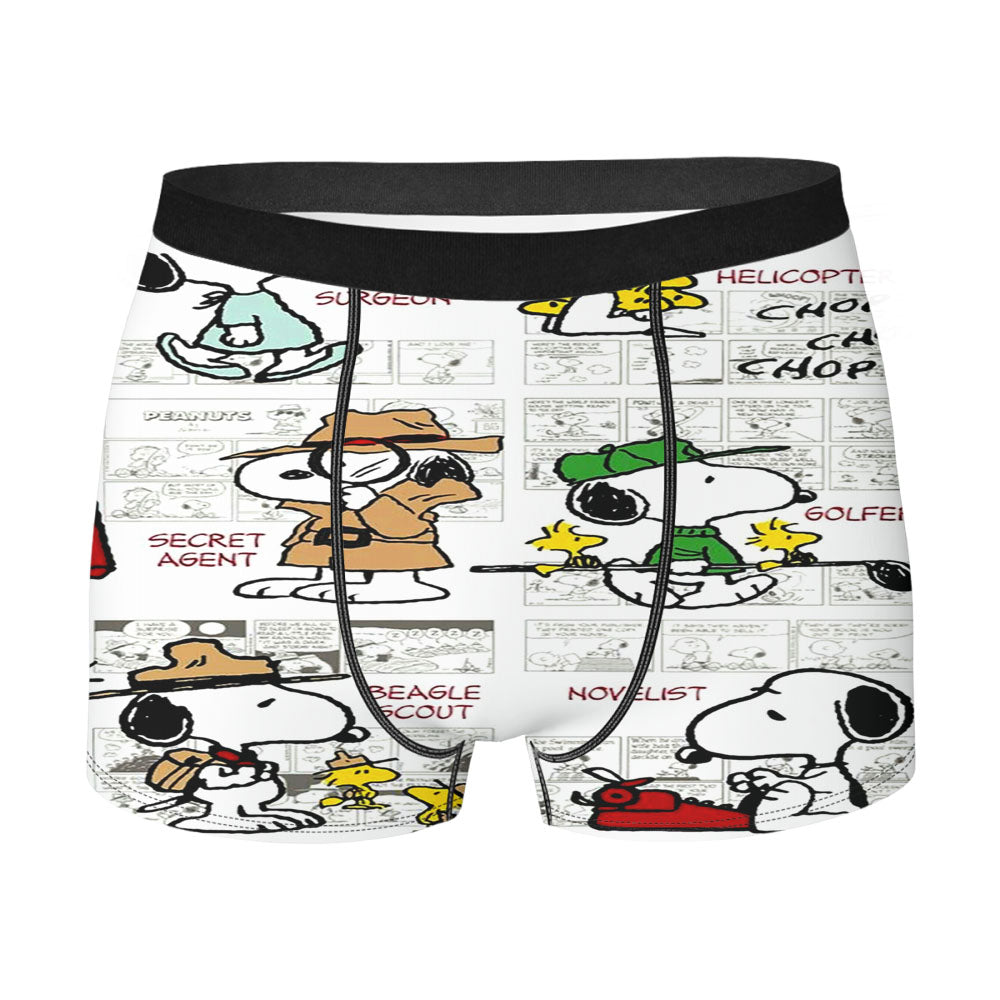 Snoopy Merry Christmas Men's Boxer Briefs