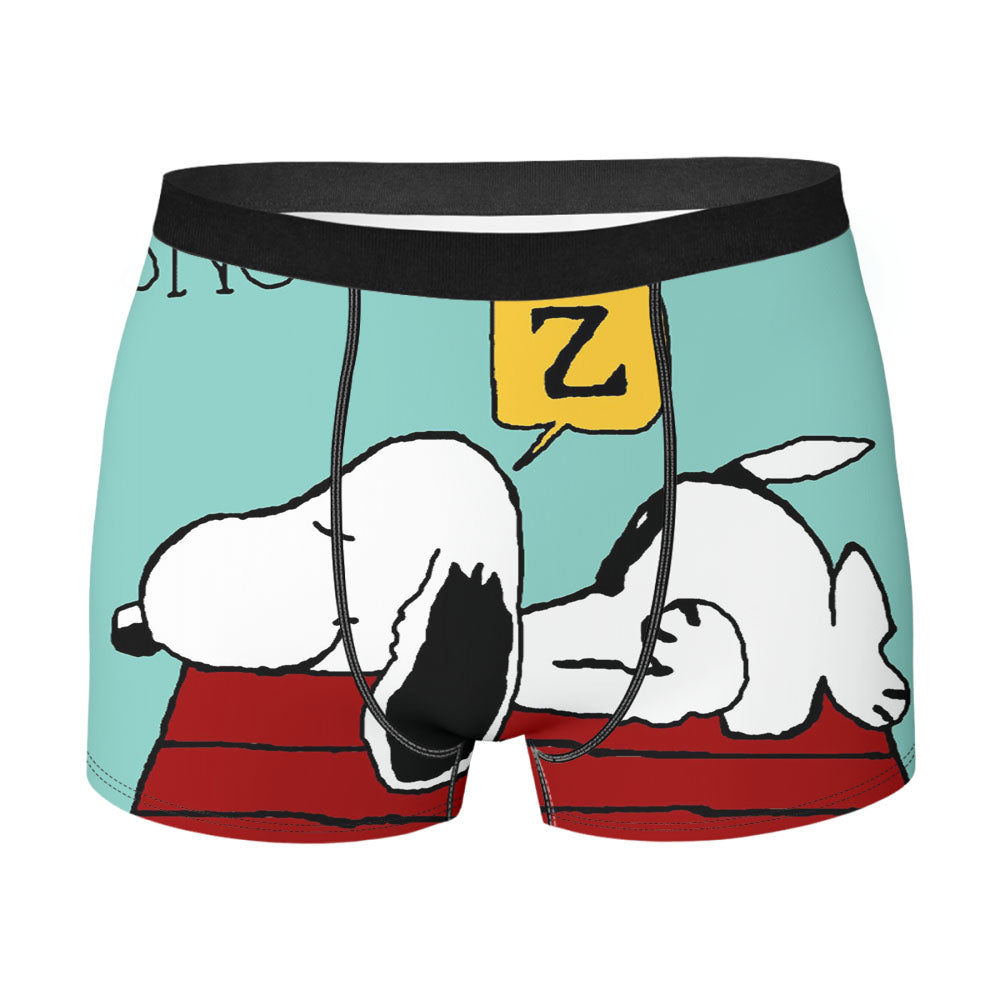 Snoopy Steelers Love Men's Boxer Briefs