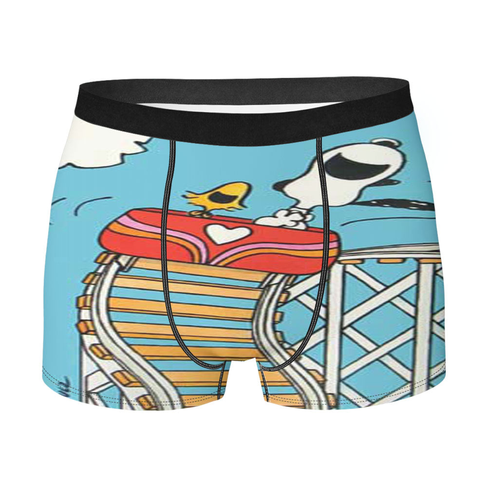 Snoopy Woodstock Spring Men's Boxer Briefs