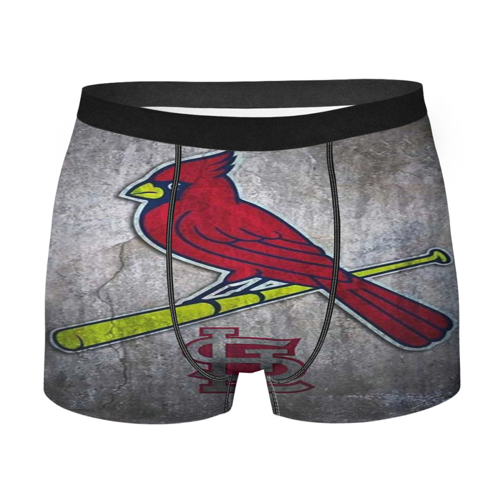 St Louis Cardinals Two Birds Men's Boxer Briefs