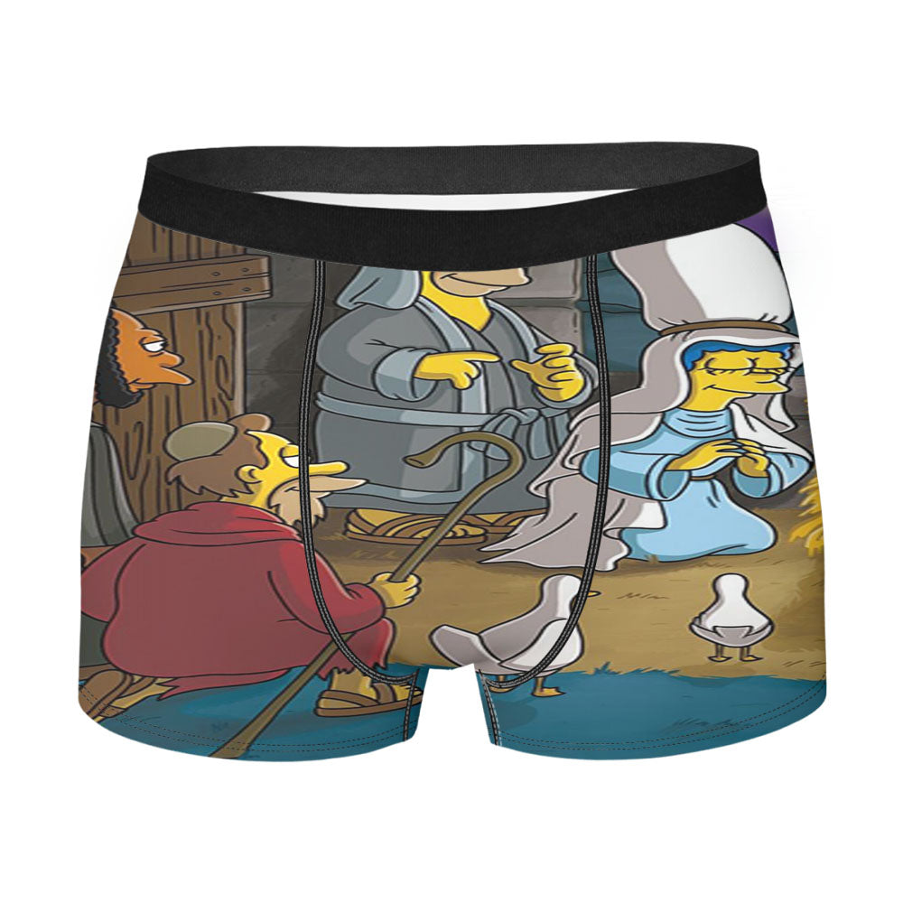 The Simpson Gradation Green Men's Boxer Briefs