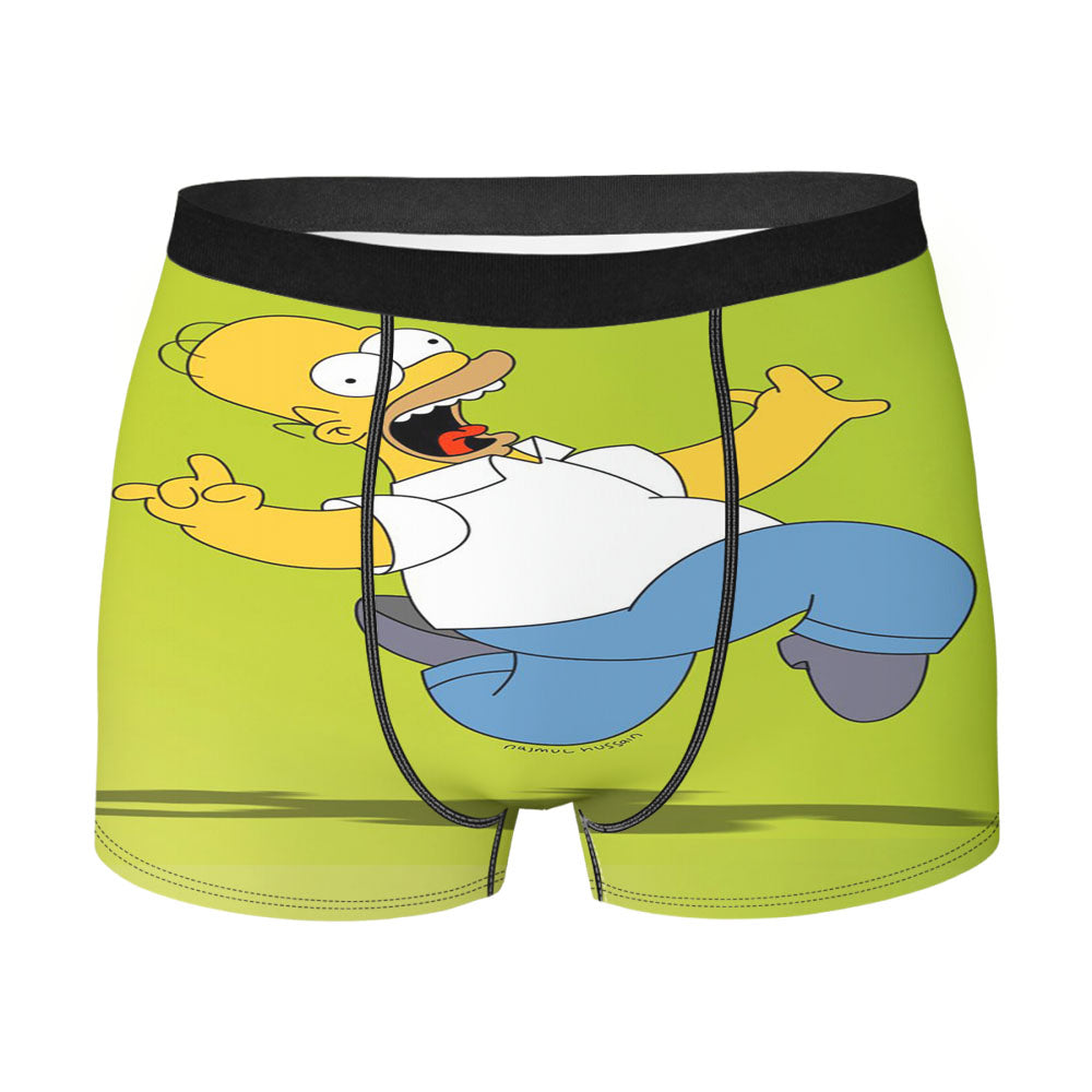 The Simpson Green Day Cartoon Men's Boxer Briefs