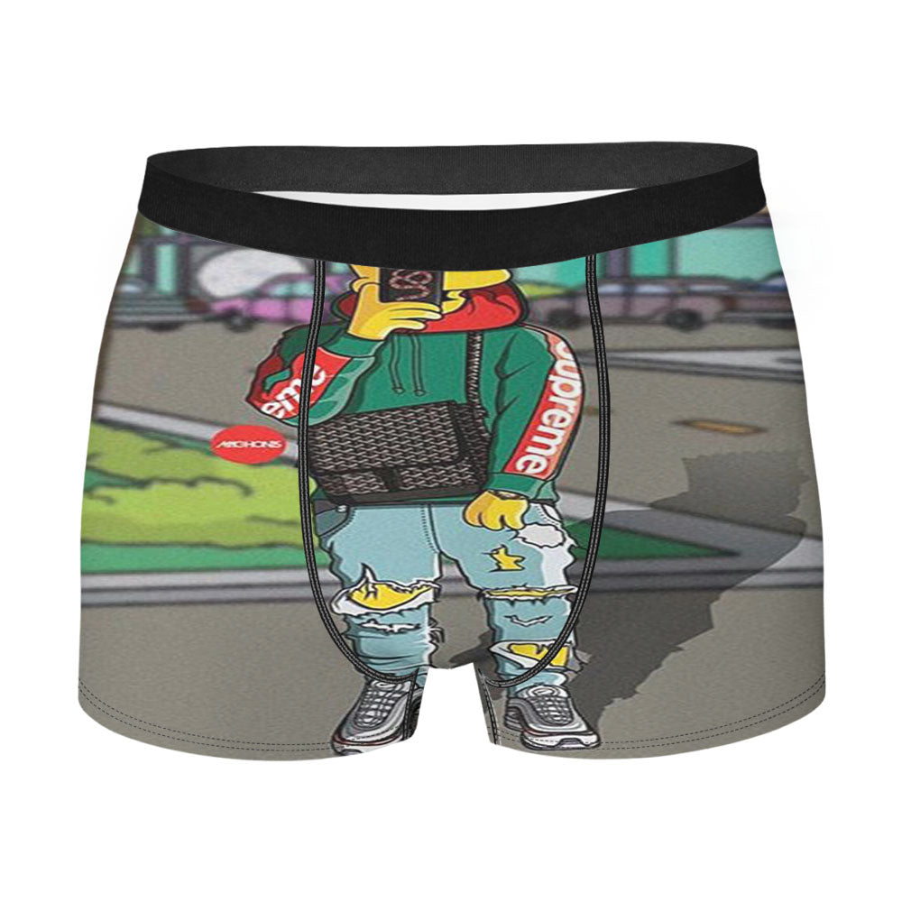 The Simpsons Bart Scream Men's Boxer Briefs