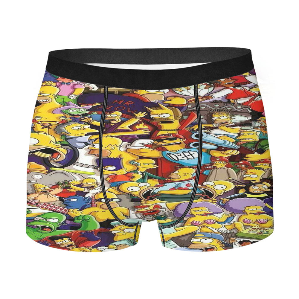 The Simpsons Family Comic Men's Boxer Briefs