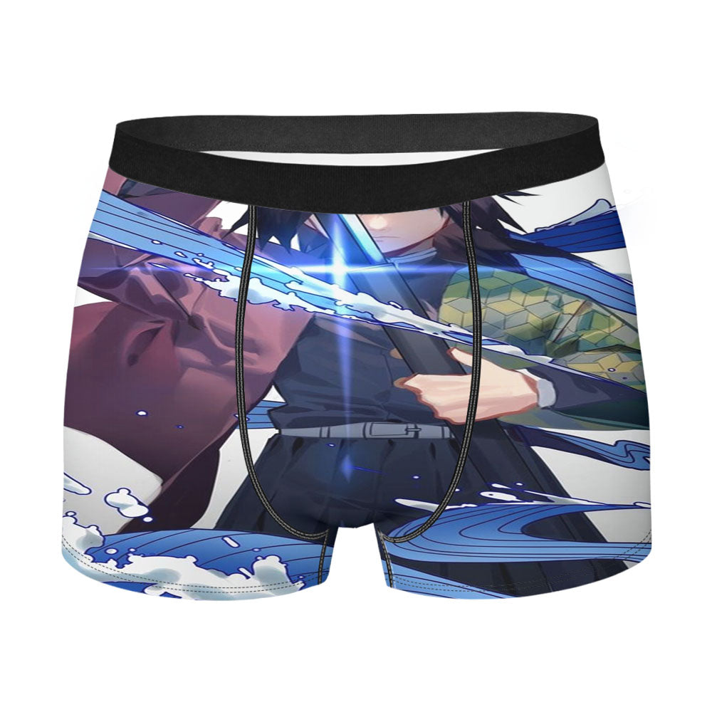 Water Pillar Giyu Tomioka Demon Slayer Men's Boxer Briefs