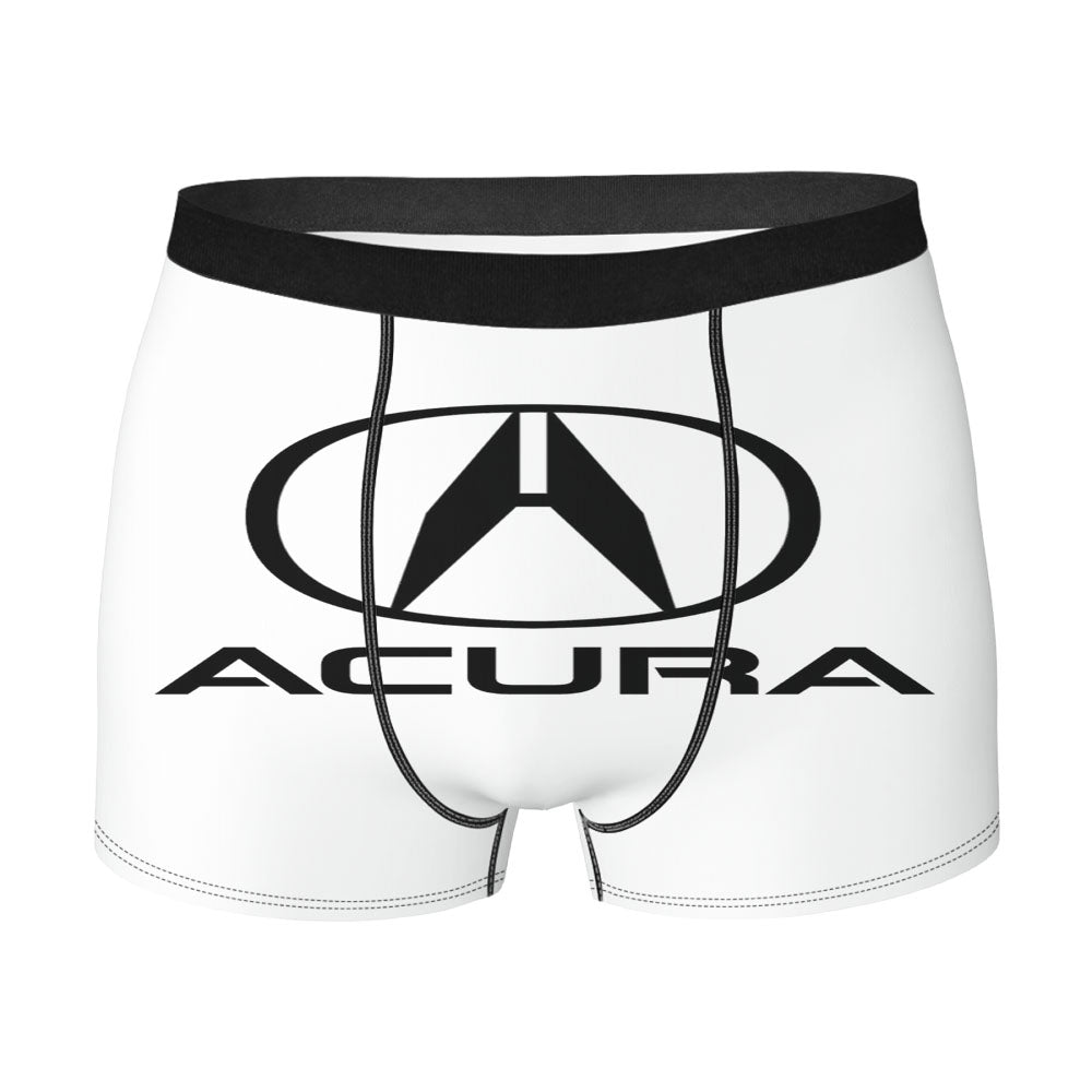 Acura Logo White Men's Boxer Briefs