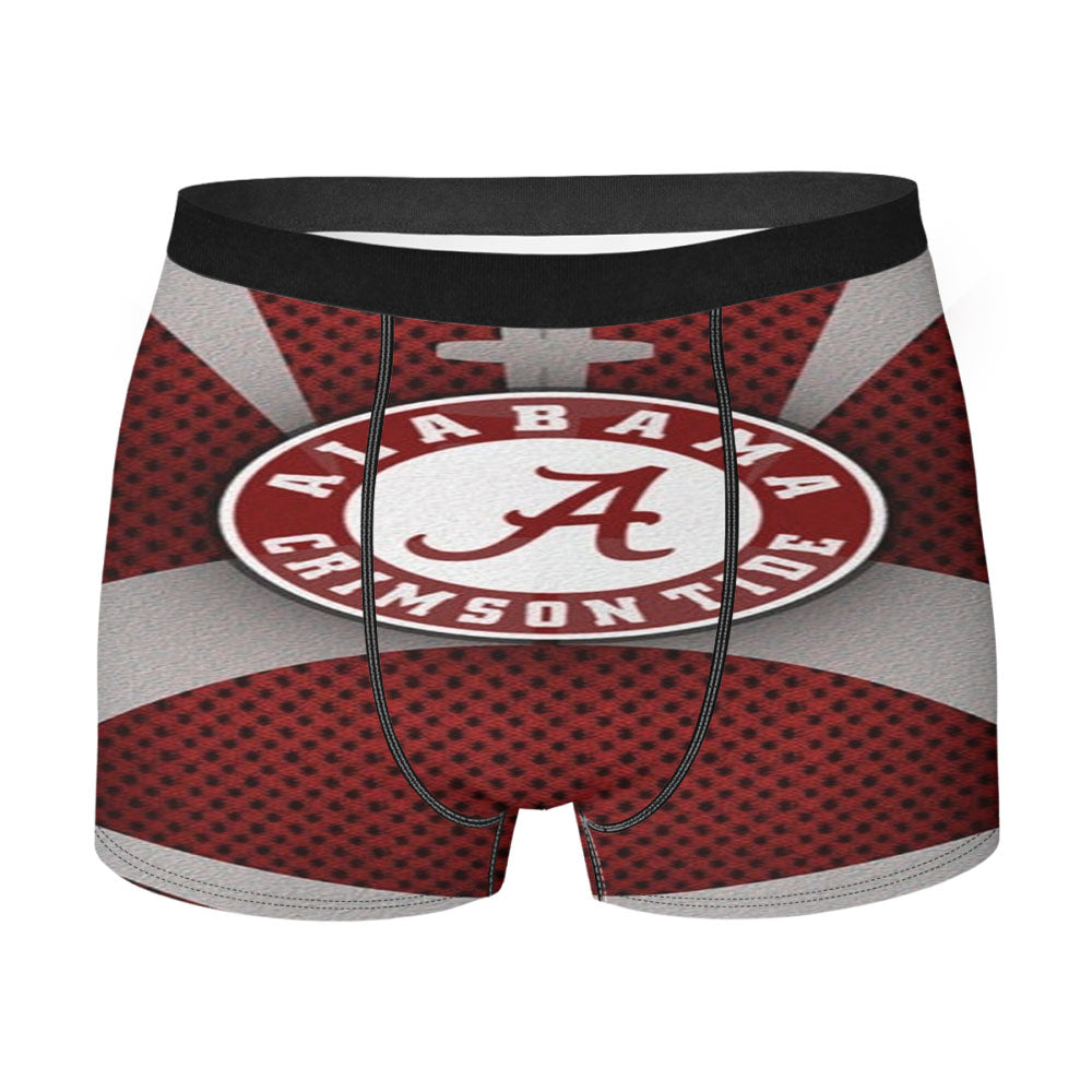 Alabama Crimson Tide Nfl Football Men's Boxer Briefs