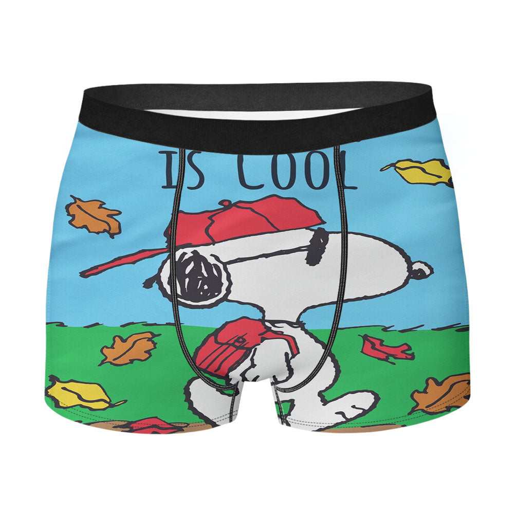 Back To School Snoopy Men's Boxer Briefs