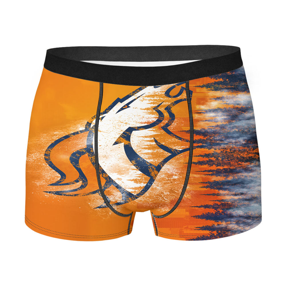 Broncos Denver Christmas Wallpaper Men's Boxer Briefs
