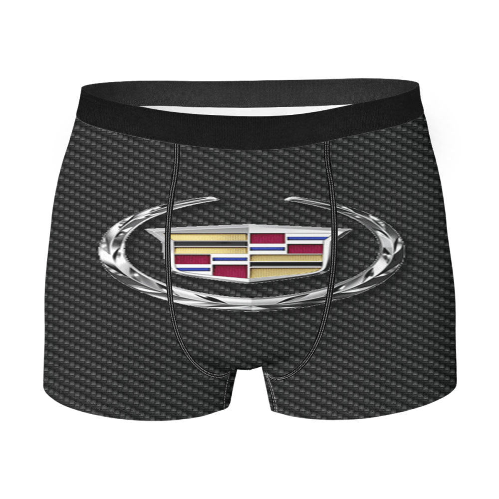 Car Cadillac Logo Men's Boxer Briefs