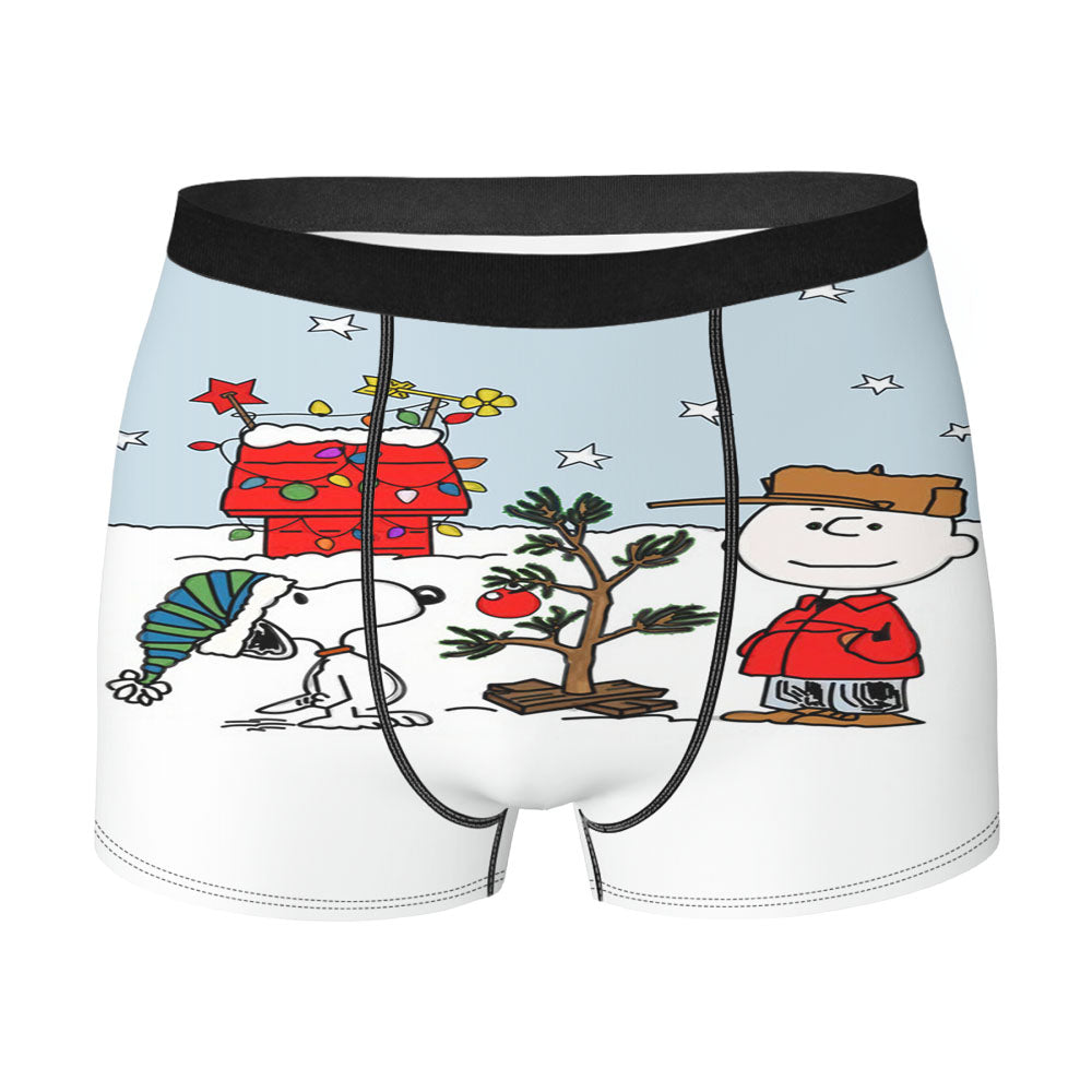 Charlie Brown Christmast Men's Boxer Briefs