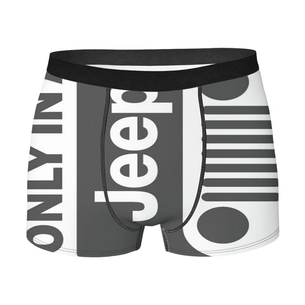 Classic Jeep Wrangler Logo Men's Boxer Briefs