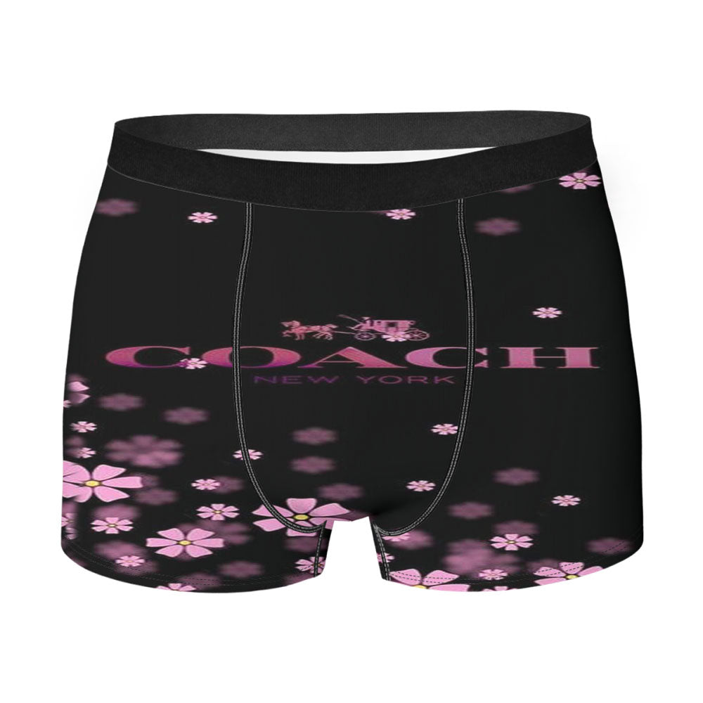 Coach Flowers Purple Sweet Men's Boxer Briefs