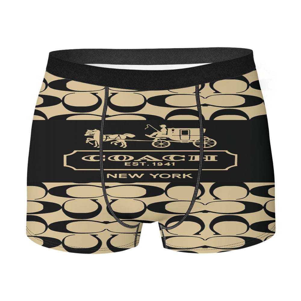 Coach Logo Wallpaper Men's Boxer Briefs