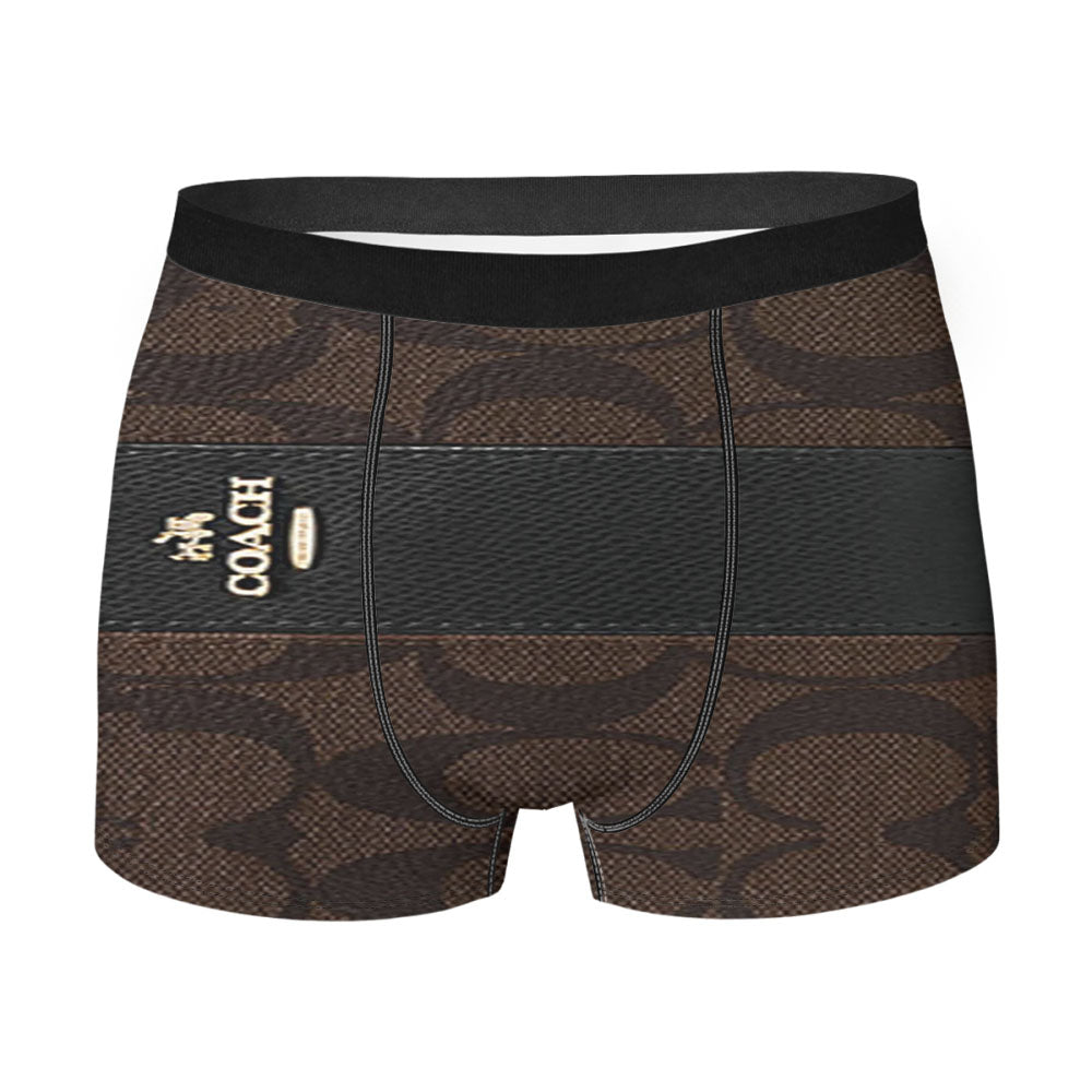 Coach Wallet Pattern Men's Boxer Briefs
