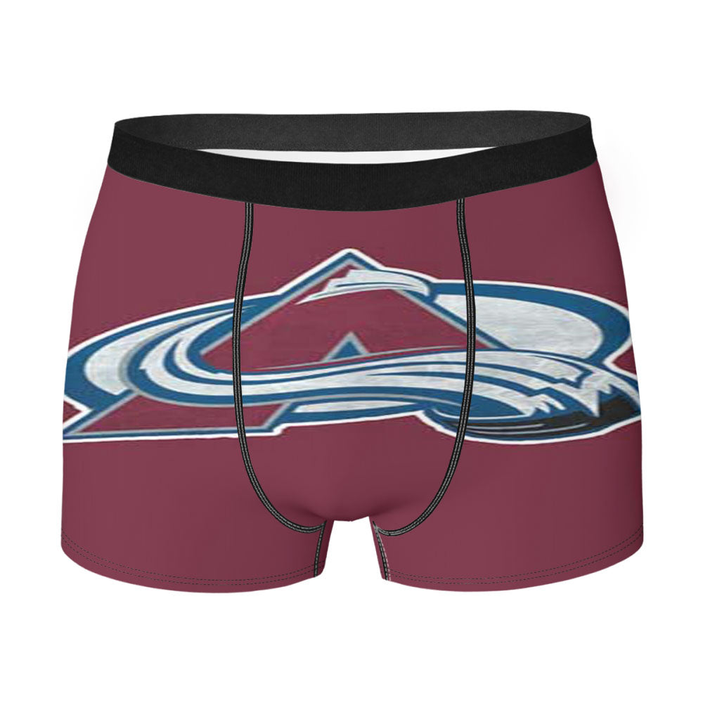 Colorado Avalanche Big Logo Rough Men's Boxer Briefs