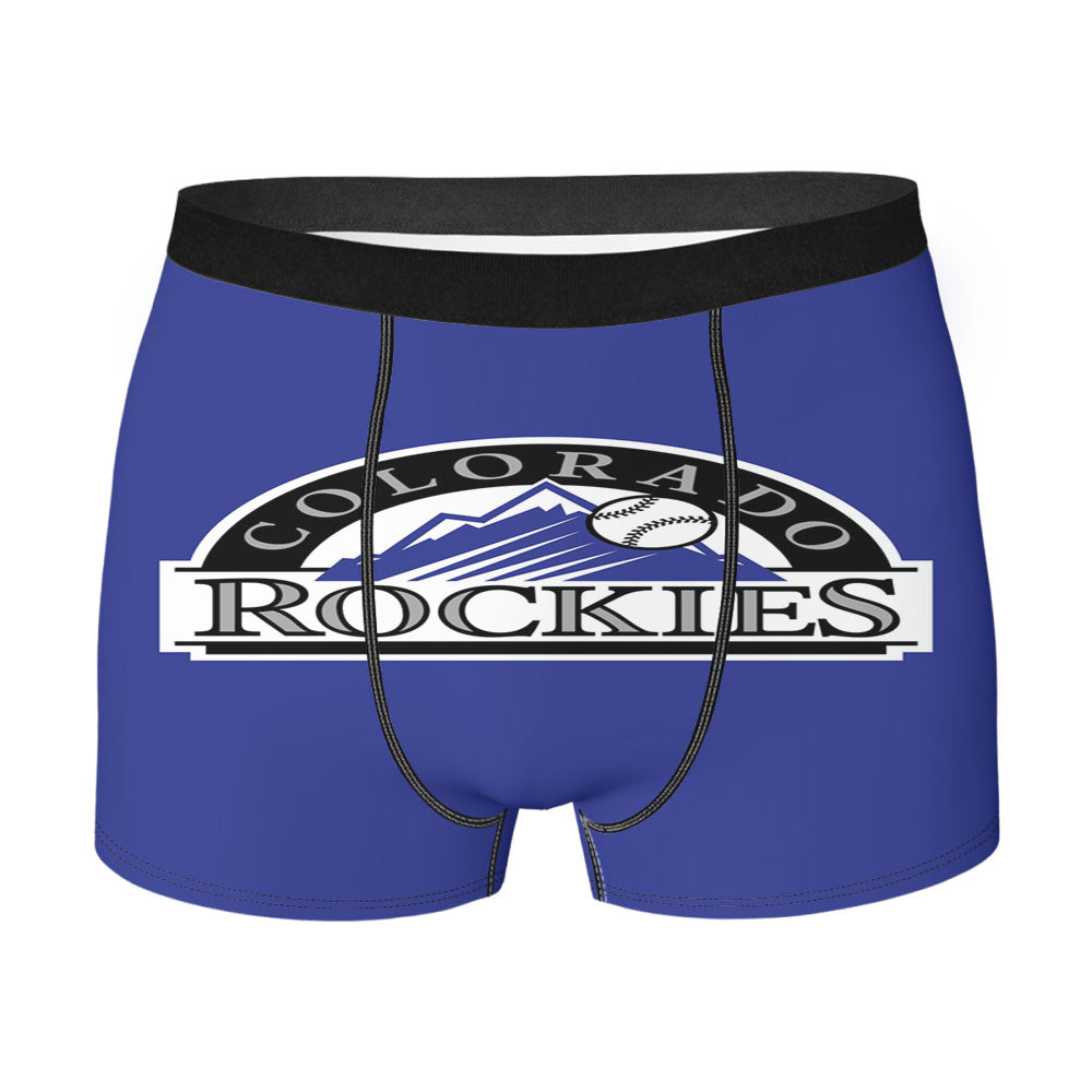 Colorado Rockies Logo Men's Boxer Briefs