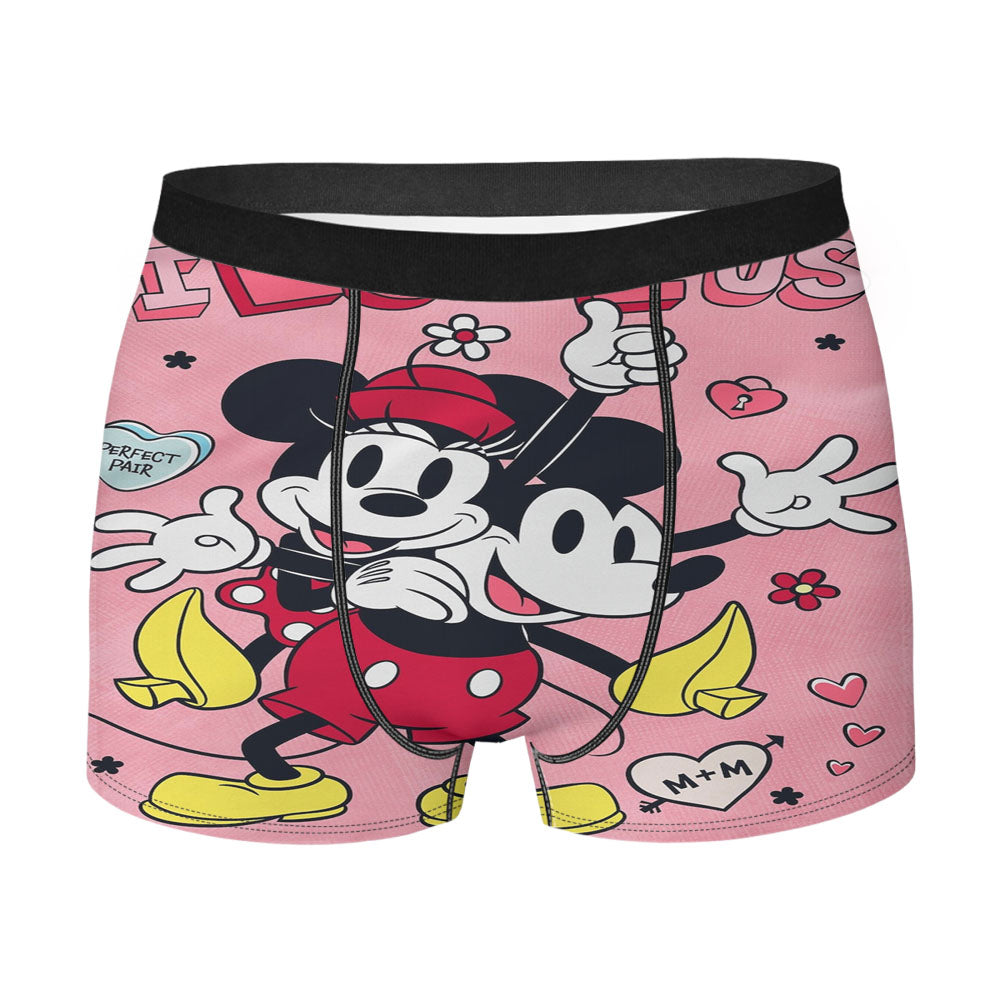 Disney I Love Us Mickey And Minnie Men's Boxer Briefs
