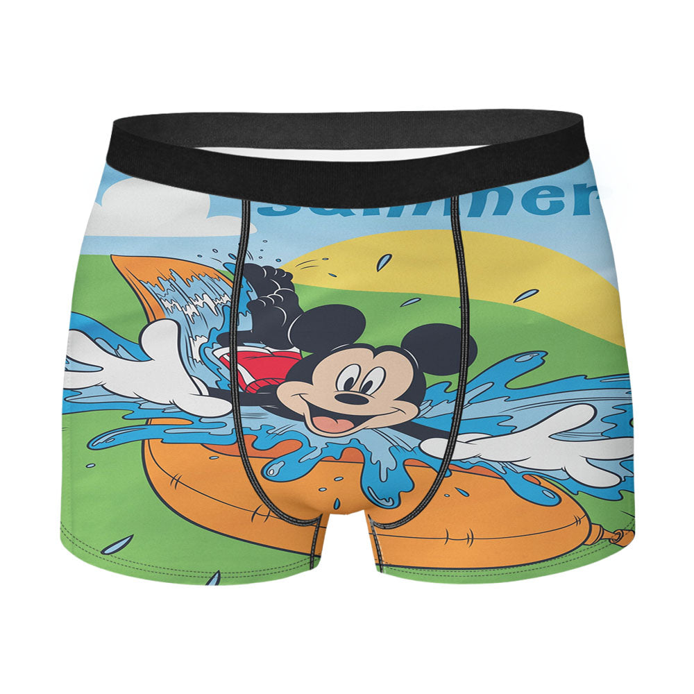 Disney Make A Splash Mickey Men's Boxer Briefs