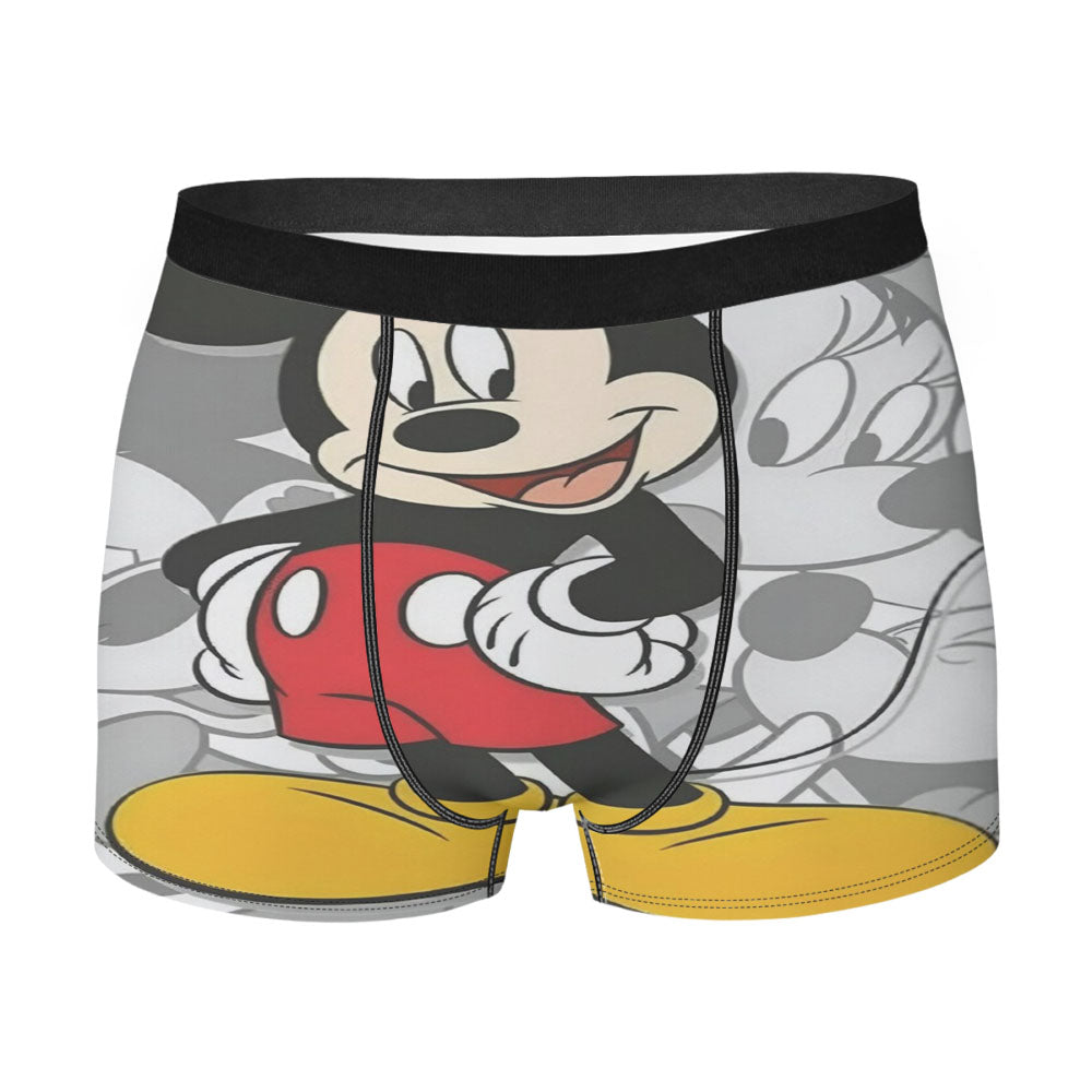 Disney Mickey Mouse And Minnie Mouse Men's Boxer Briefs
