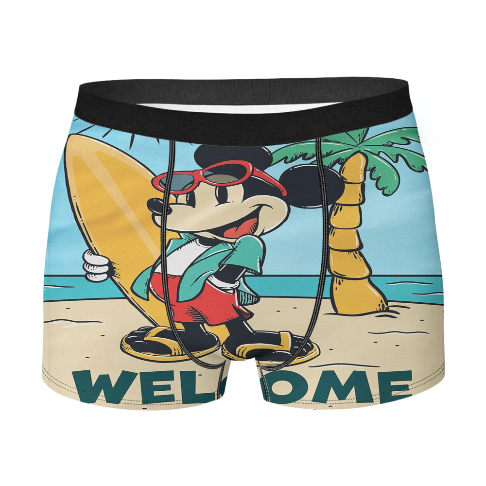 Disney Mickey Summer Men's Boxer Briefs
