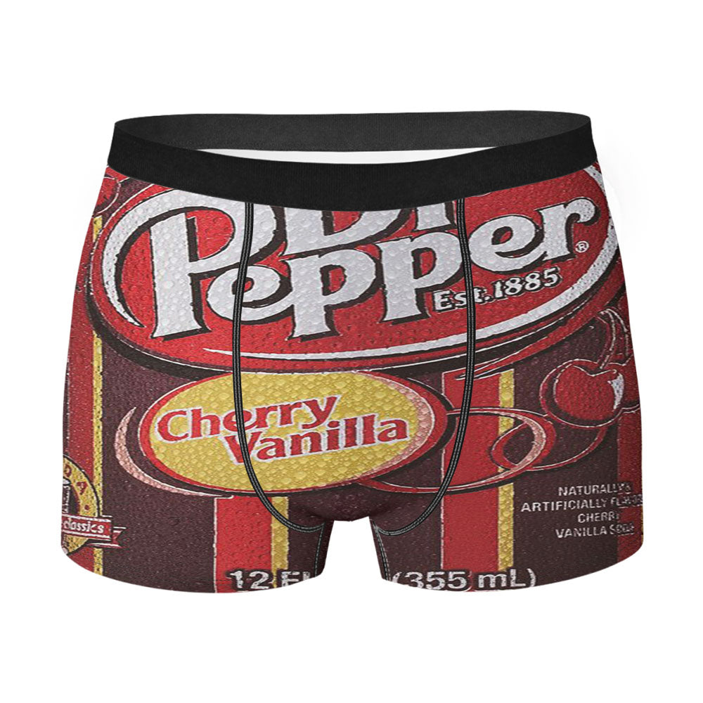 Dr Pepper Cherry Vanilla Soft Drink Ice Cans Men's Boxer Briefs