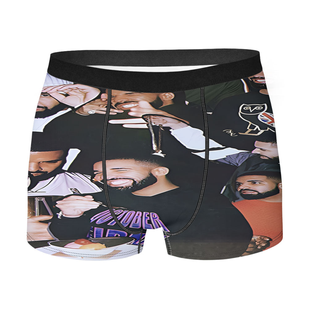 Drake Collage Men's Boxer Briefs