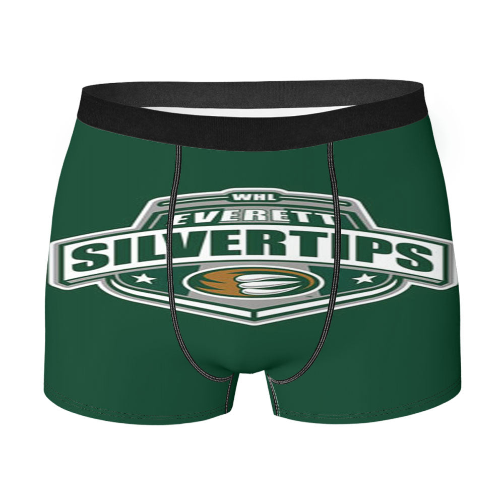 Everett Silvertips Logo Men's Boxer Briefs