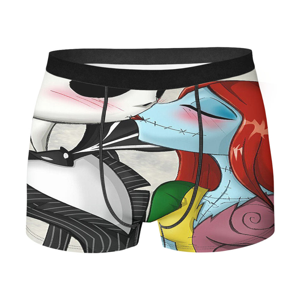 Forever Love Jack Sally Before Christmas Men's Boxer Briefs